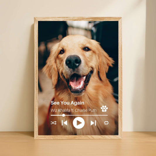 Personalized Dog Memorial Frame – Personalized Tribute – Vertical