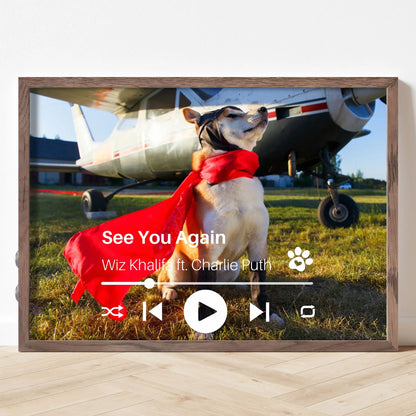 Personalized Dog Memorial Frame – Personalized Tribute – Horizontal