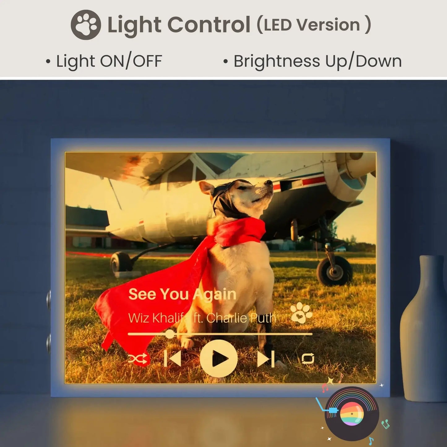 Personalized Dog Memorial Frame – Personalized Tribute – Horizontal