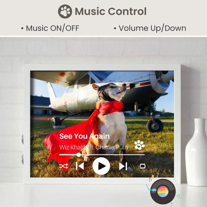 Personalized Dog Memorial Frame – Personalized Tribute – Horizontal