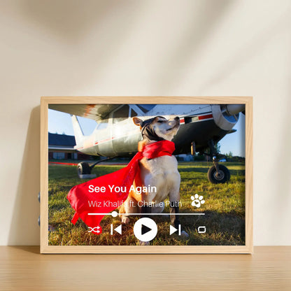 Personalized Dog Memorial Frame – Personalized Tribute – Horizontal