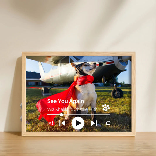 Personalized Dog Memorial Frame – Personalized Tribute – Horizontal