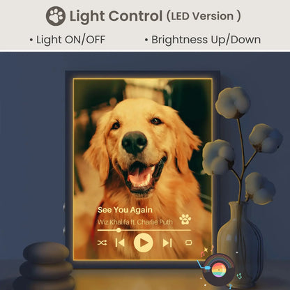 Personalized Dog Memorial Frame – Personalized Tribute – Vertical